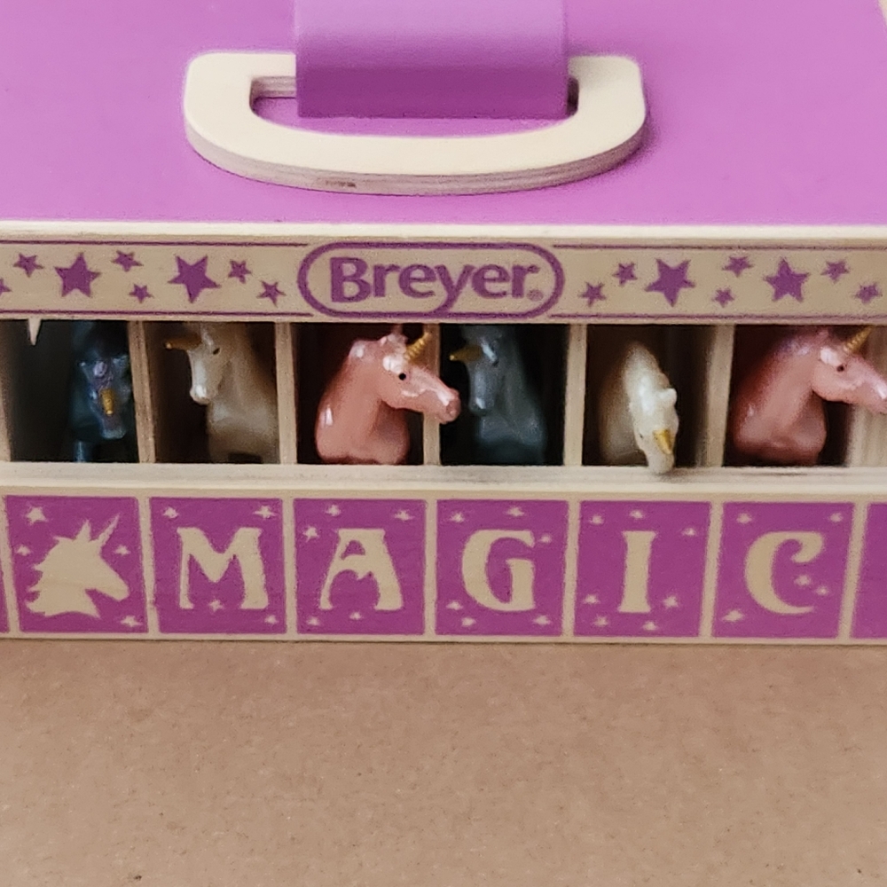 Breyer Magic Playset with Purple and Cream Accents